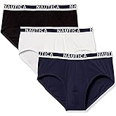 Nautica Men's Classic Cotton Stretch 3-Pack Briefs