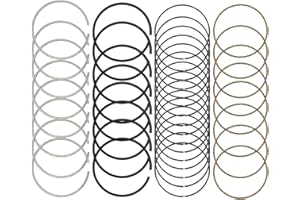 UINIEBOOM STD Piston Ring Set, 41859CP Replacement Piston Rings Compatible with Chevy/with GMC 4.8L 5.3L LS Engines 1999-2016