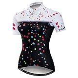 Women Cycling Jersey Short Sleeve Breathable with