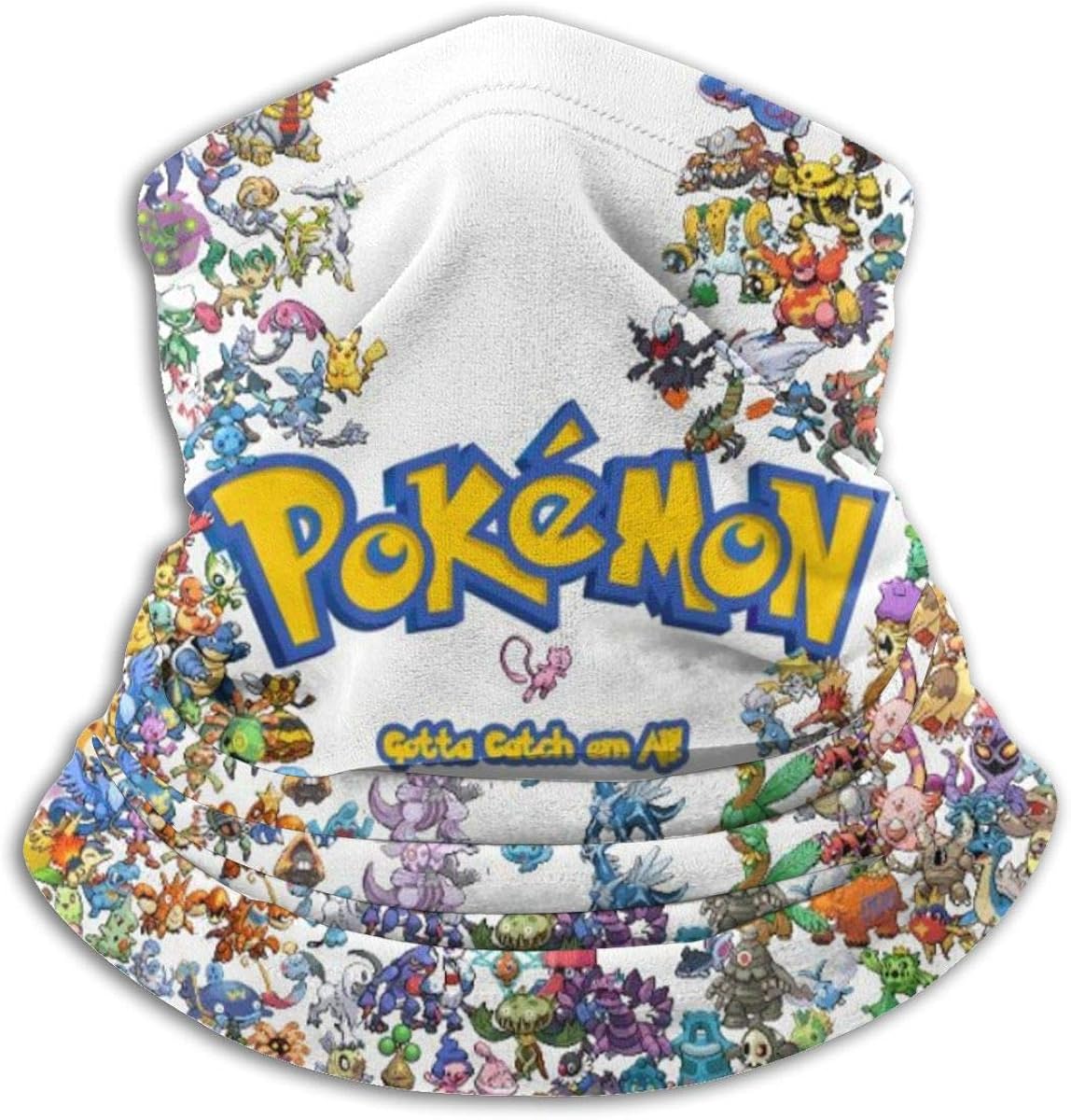 Pokemon Go Warmer Neck Gaiter Windproof Mouth Face Mask Magic Scarf