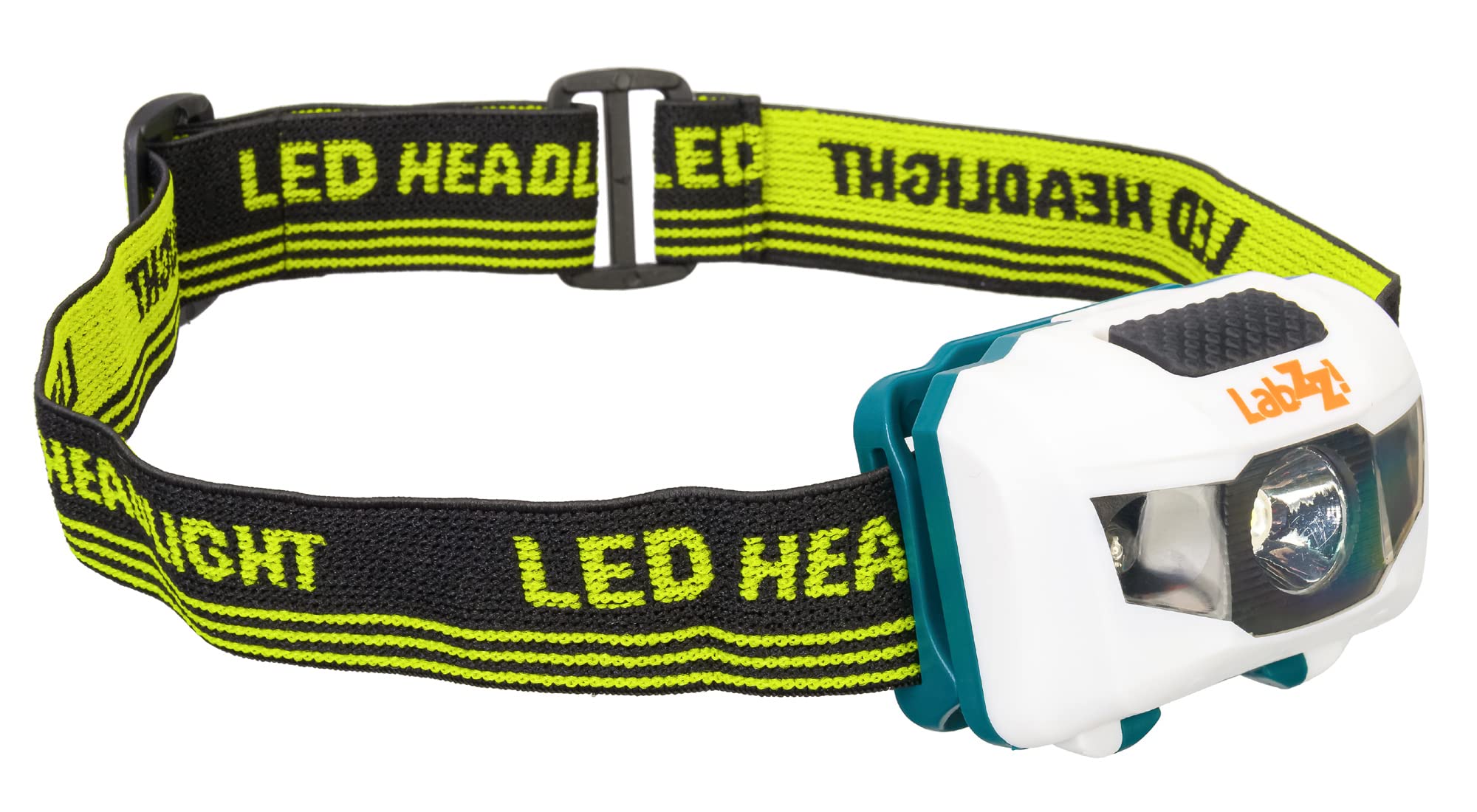 Levenhuk LabZZ F7 Bright LED Headlight for Kids with Head Strap, Adjustable Inclination Angle and 3 Operation Modes, Including SOS Signal