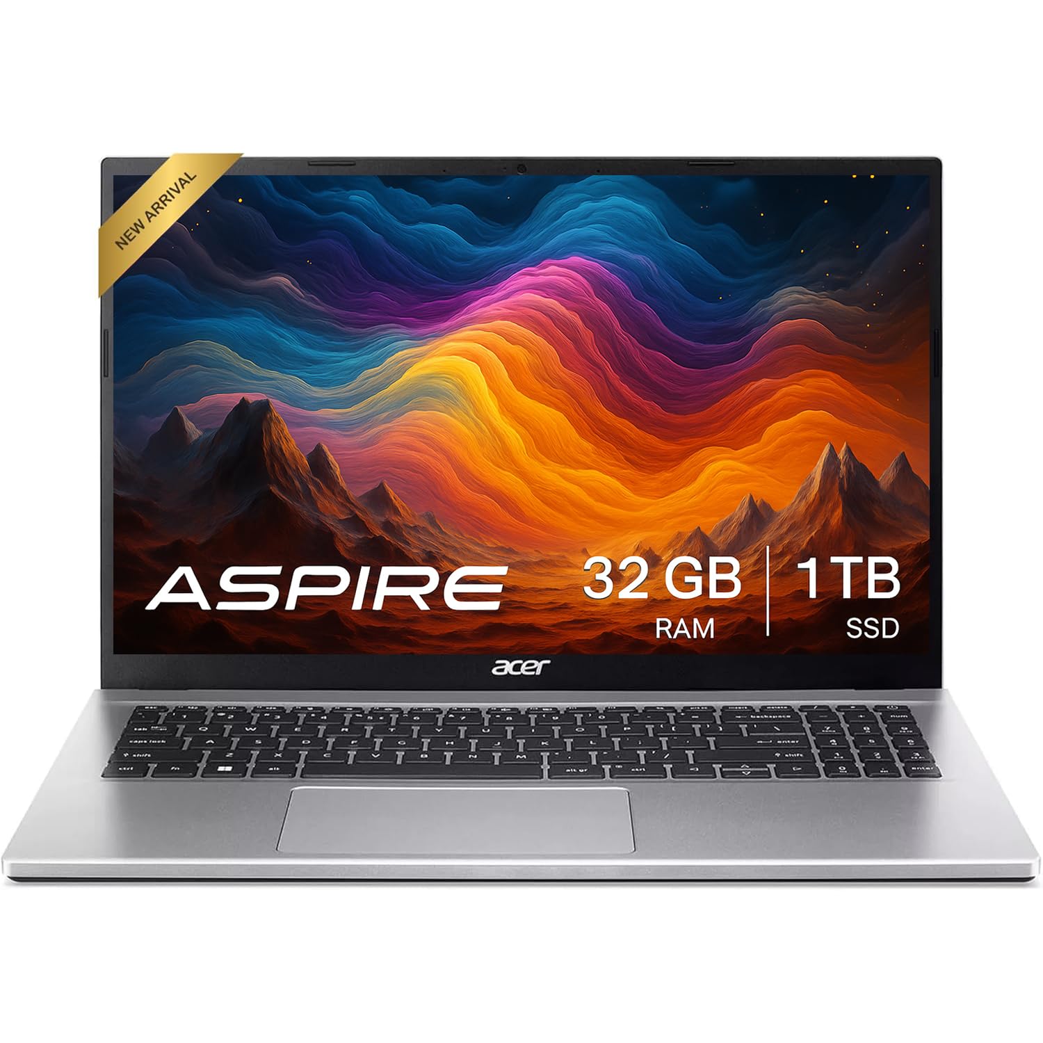 acer Aspire 3 Premium Laptop Computer Featuring Backlit Keyboard | AMD Ryzen 5 7430U CPU | 32GB RAM | 1TB SSD | 15.6
