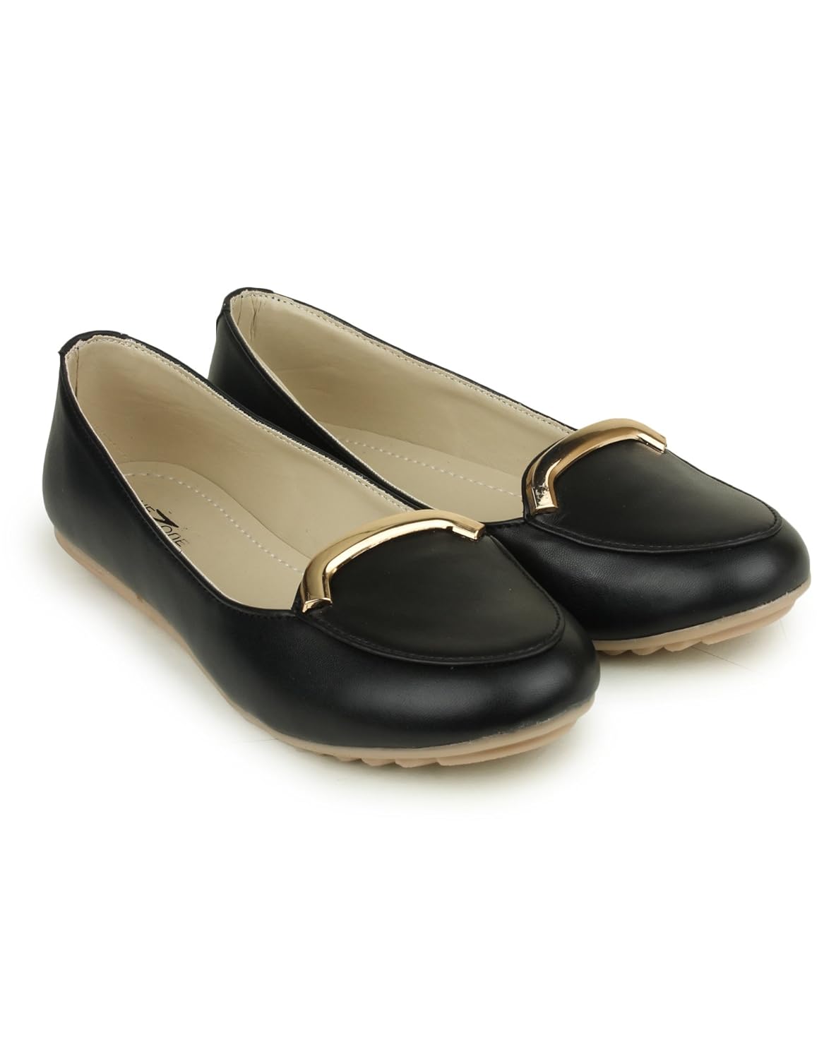 beautiful black color synthetic material bellies for womens from shezone::4496_black