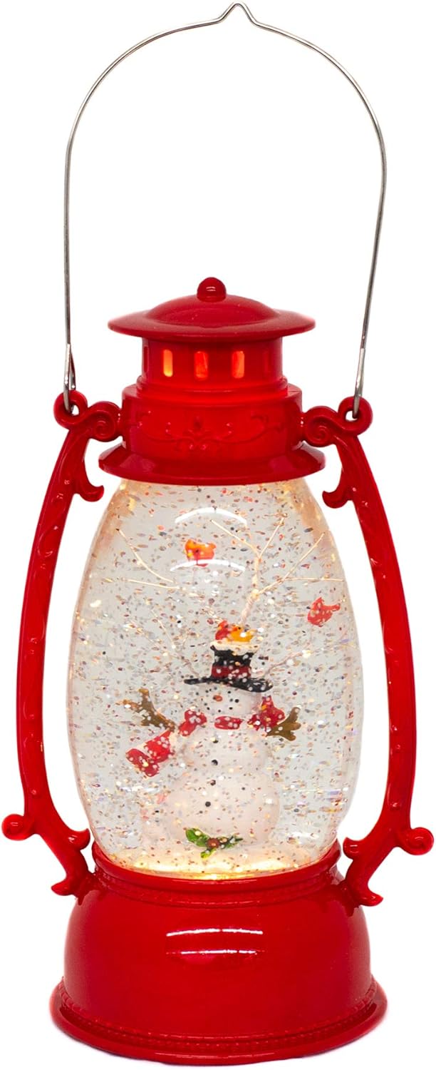 Snow Globes - Christmas by Roman Inc., Confetti Lites Collection, 9.5