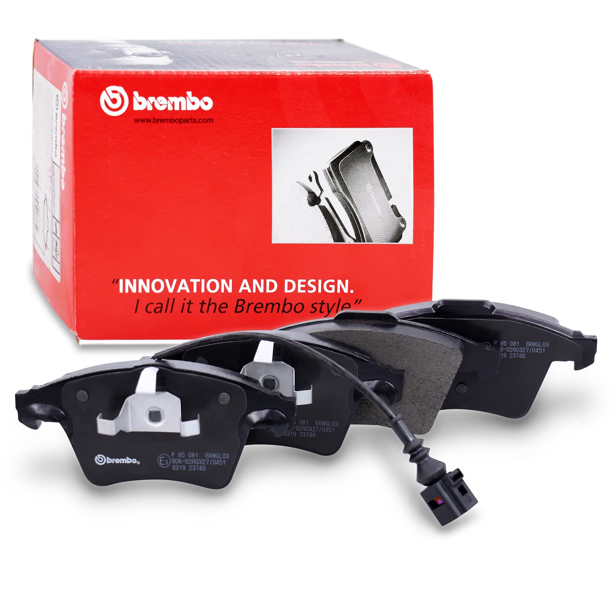 Brembo P85081 Front Disc Brake Pad - Set of 4