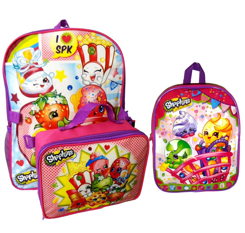 Shopkins Backpacks and Lunch Box Value Set (16