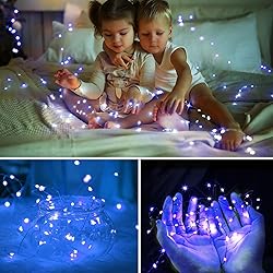 KNONEW 100FT Outdoor Christmas Fairy Lights Plug