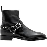 John Varvatos Men's Regent Harness Boot Mid Calf