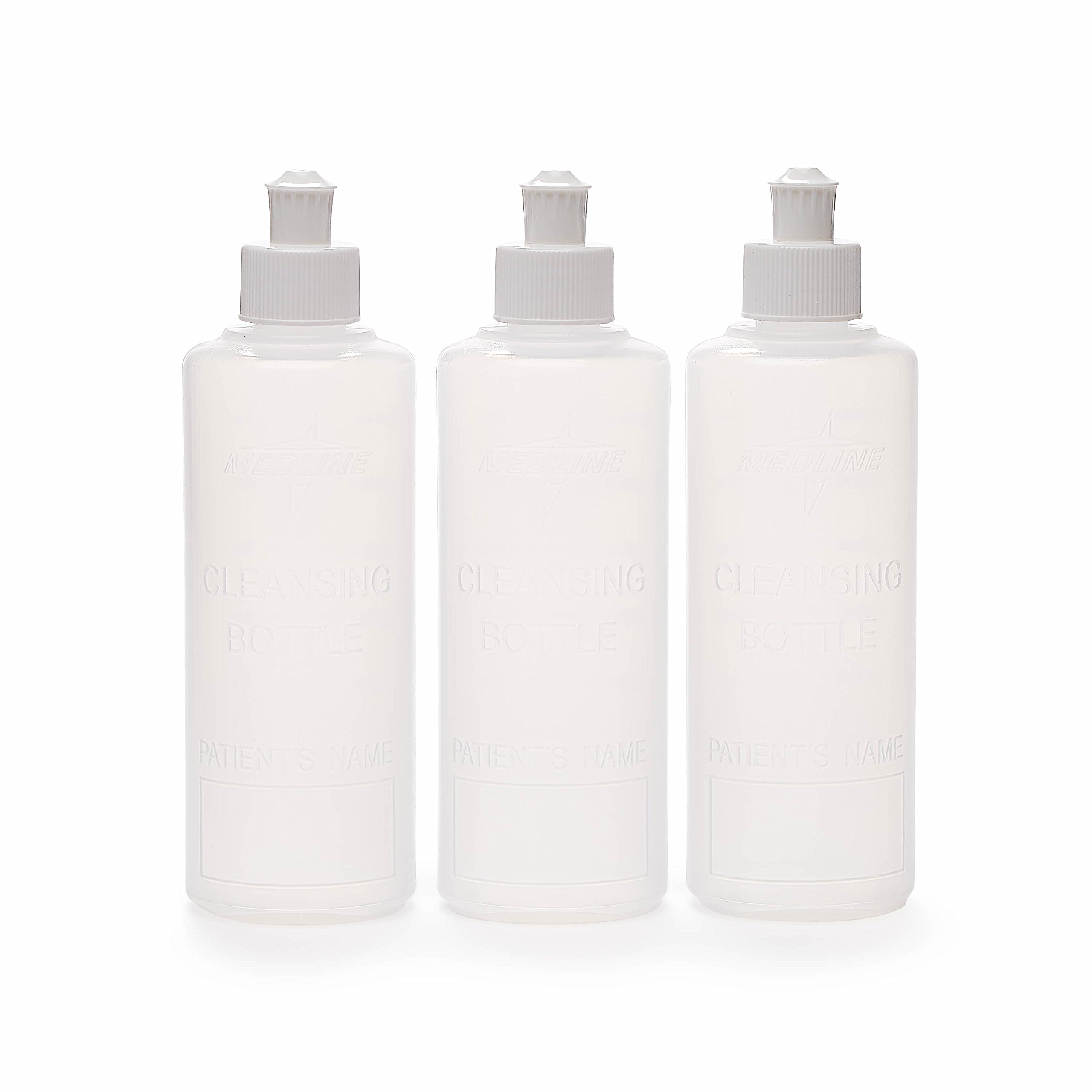 Medline Squirt Bottle, Postpartum Peri Bottle, 3 Pack, 8 oz Perineal