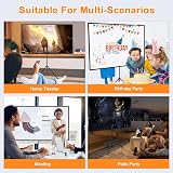 VISULAPEX 80” 4K HD Fiberglass Projector Screen with Tripod - Portable view 7