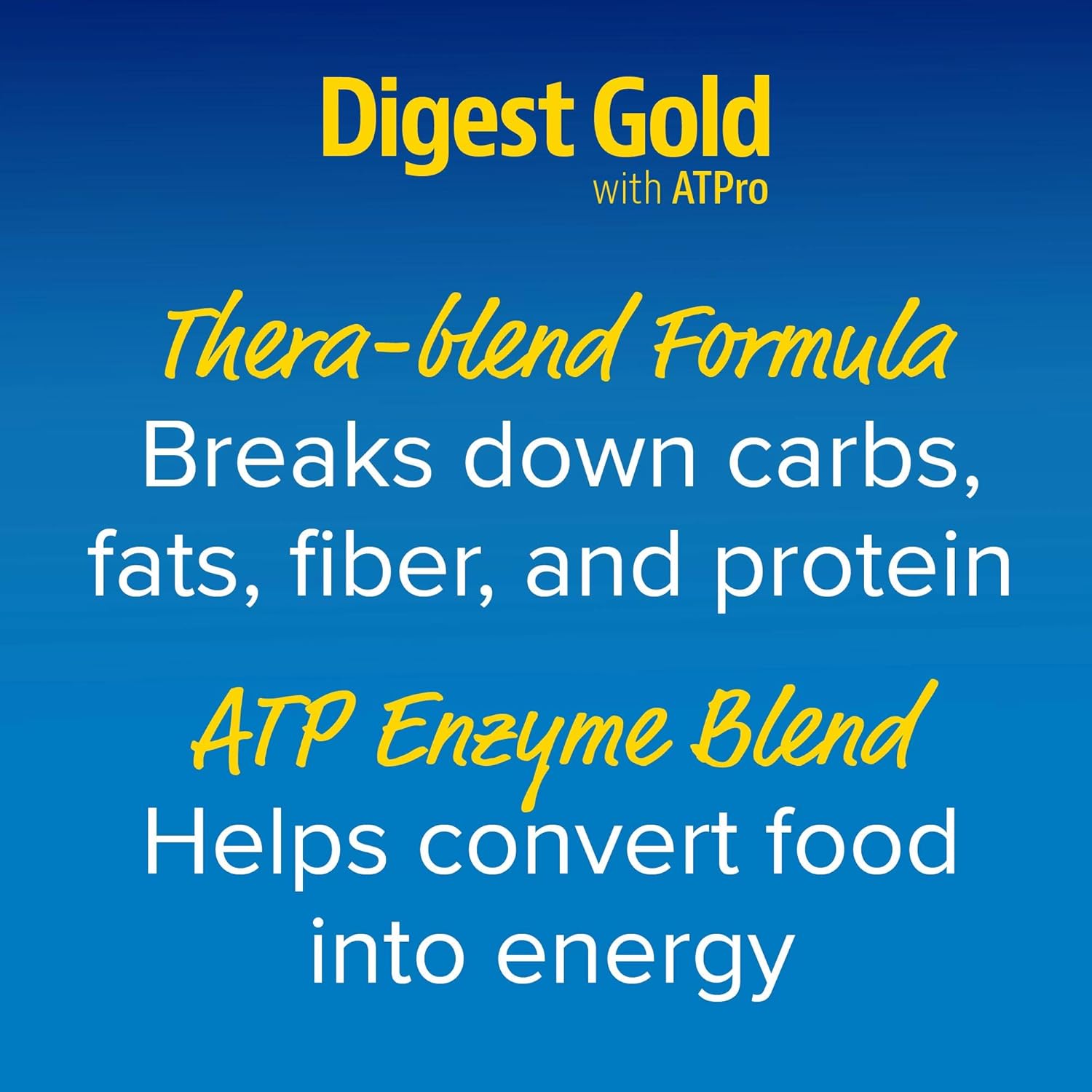 Enzymedica, Digest Gold with ATPro, Daily Digestive Support Supplement with Enzymes and ATP, 120 Capsules: Health & Personal Care