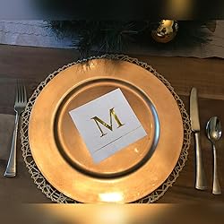 Ottin Monogrammed Letter M 120 Packs Initial Paper