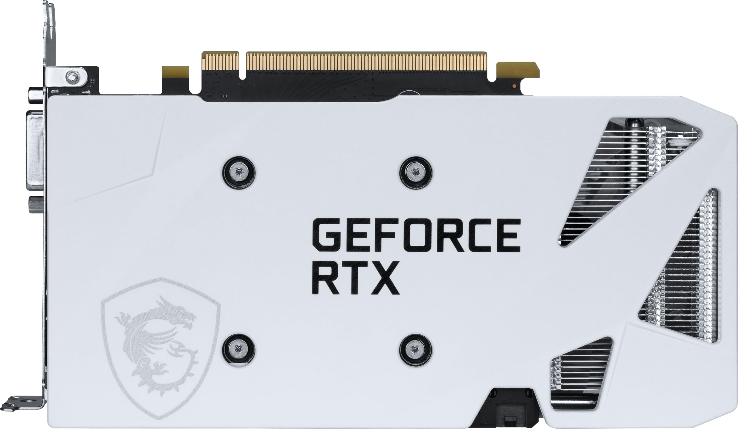 Msi Geforce Rtx 3050 Ventus 2X Xs White 8G Oc Gaming Graphics Card - 8Gb Gddr6, 1807 Mhz, Pci Express Gen 4, 128-Bit, 1X Dp (V1.4A), 1X Hdmi 2.1 (Supports 4K) - View 6