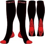 (2 Pairs) Calves Kelson Compression Socks 20-30 mmHg for Men Women