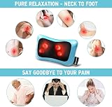 MOCUISHLE Shiatsu Neck Back Massager Pillow with Heat Deep Kneading view 9