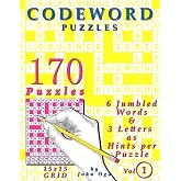 Codeword Puzzles: 170 Puzzles, Volume 1