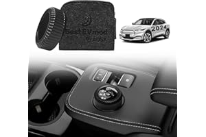 BestEvMod Metal Gear Control Knob Cover Compatible with Mach E 2024 Accessories Shift Switch Knob Metal Cover Zinc Alloy SNAP in Design (for 2024 Only - Gear)