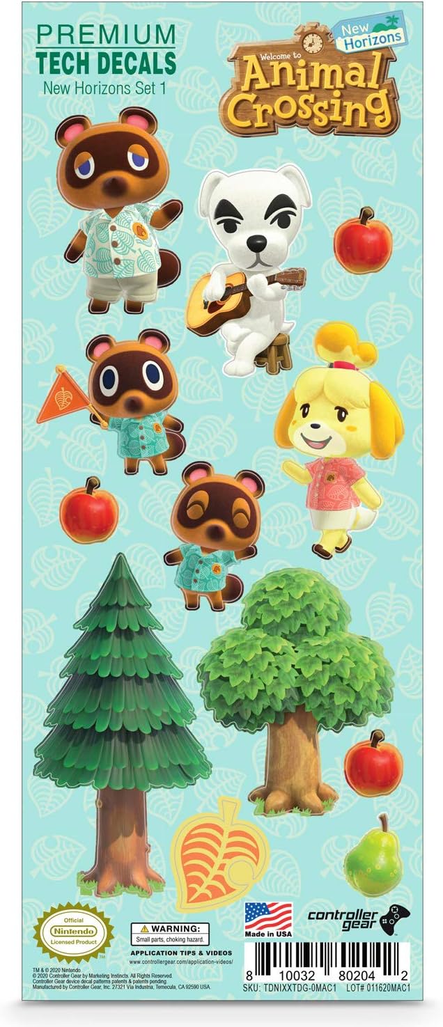 Controller Gear Releases Animal Crossing New Horizons Decal Sets