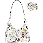 Dasein Ruched Hobo Handbag for Women Retro Shoulder Purse Crossbody Bag with 2 Removable Straps