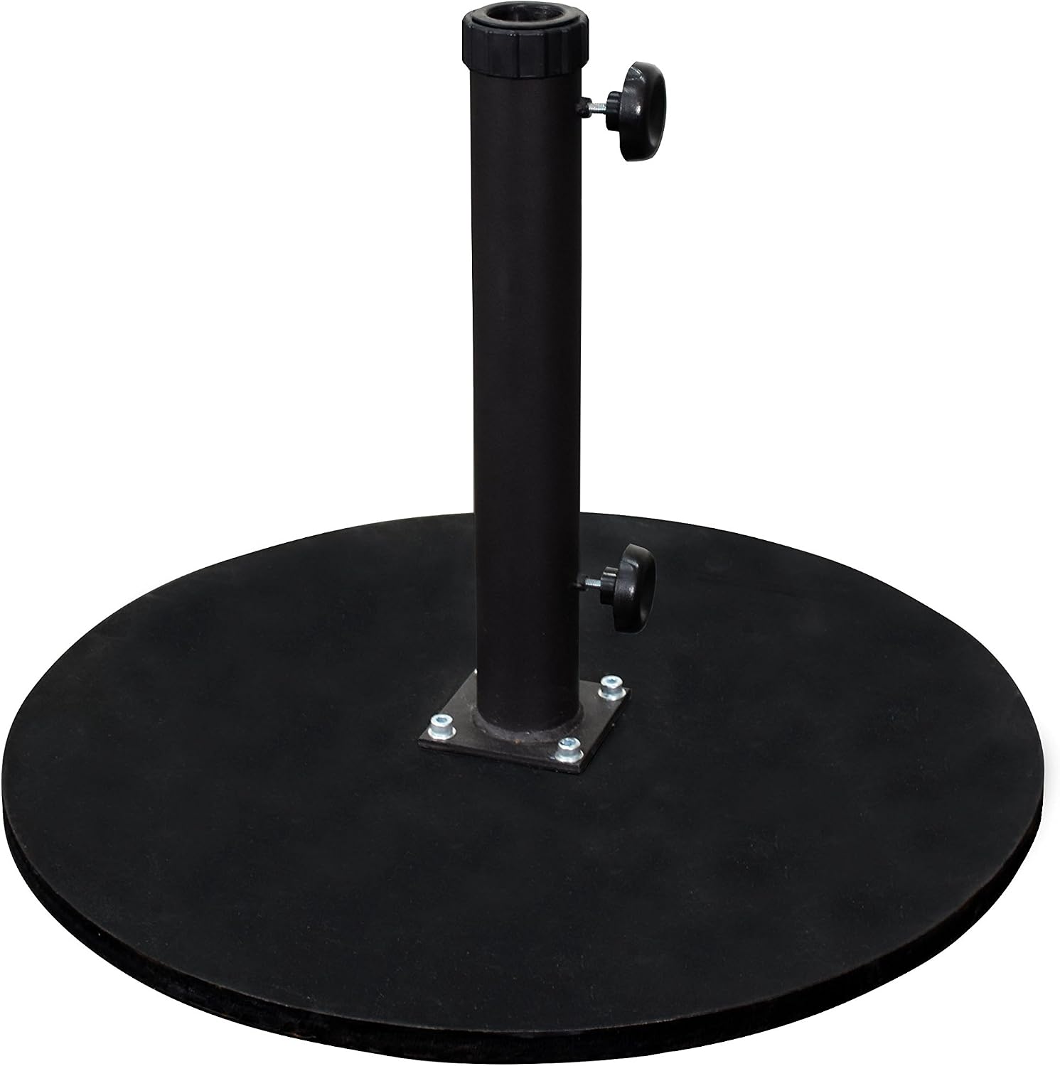 Amazon Com California Umbrella 95 Lbs Round Cast Iron Umbrella Base Black Frame Patio Umbrellas Garden Outdoor