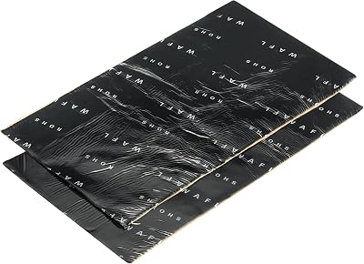 sourcing map Sound Deadening Mat 220x120x1.5mm Butyl Rubber Damper for AC