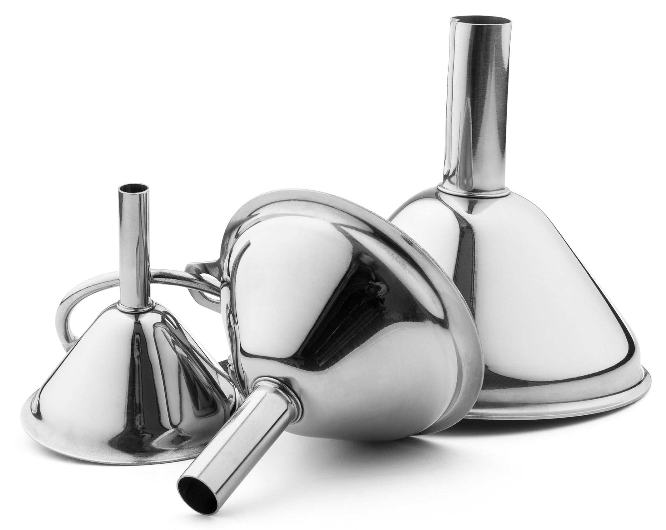 Bellemain Small Funnel Set 3Piece Stainless Steel for Spices
