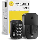 Yale WiFi Smart Lock Deadbolt with Keypad, Apple Home Key, Keyless Entry | Assure Lock 2 Plus Touchscreen Smart Door Lock, Re
