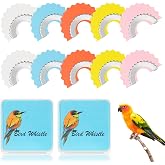 Sonwyoung 10 Pcs Bird Whistle Tongue for Adults Wacky Whistle Bird Call | 5 Colors, Whistle Like a Real Bird in Mouth, Funny Warbler Caller, Magic Gag Tweeting Noisemaker Toys for Trick Prank Gift
