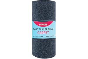WTMORE Boat Trailer Bunk Carpet，Trailer Bunk Carpet Boat Bunk Carpet Marine Carpet for Boats & Boat Trailer Bunk Carpeting，Bunk Carpet for Boat Trailers