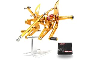 Arashi (Version 2.0) Rearsets for Yamaha YZF R1 2004 2005 2006 Motorcycle Accessories Adjustable Footrests Foot Peg Rear Sets Gold 05 06