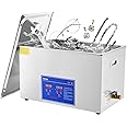 VEVOR Ultrasonic Professional Cleaner, 30L Jewelry Cleaner with Digital Timer & Heater, Stainless Steel Industrial Sonic Cleaner 40kHz for Glasses, Watches, Rings, Small Parts