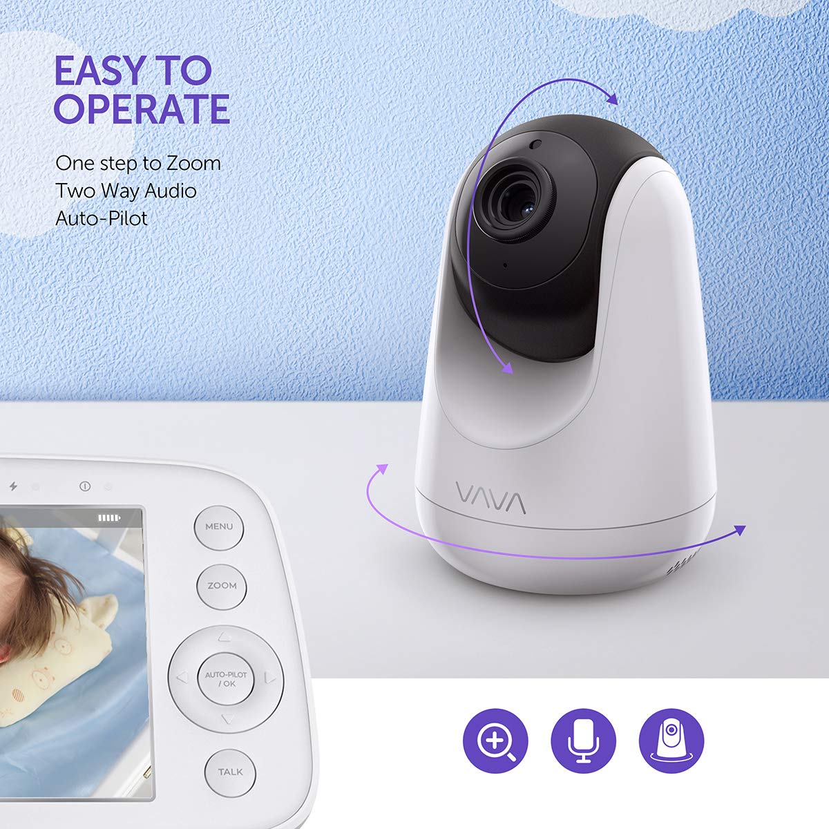 vava baby monitor camera