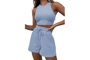 AUTOMET Womens 2 Piece Outfits Tracksuits Lounge Matching Sets Two Piece Shorts Spring Tops 2024 Trendy Summer Clothes