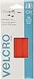 VELCRO Brand - ONE-WRAP For Cables, Wires & Cords - 5" x 1/4" Ties, 10 Ct. - Orange