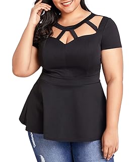 shein plus size blouses