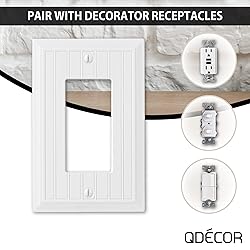 Questech Decor Light Switch Covers, Single Rocker