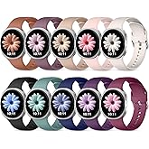 GEAK 10 Pack Sport Band Compatible with Samsung Galaxy Watch 8 40mm 44mm/Galaxy Watch 8 Classic 46mm 2025, One Click No Gap Soft Silicone Replacement Strap Wristband for Galaxy Watch 8 Band Women Men