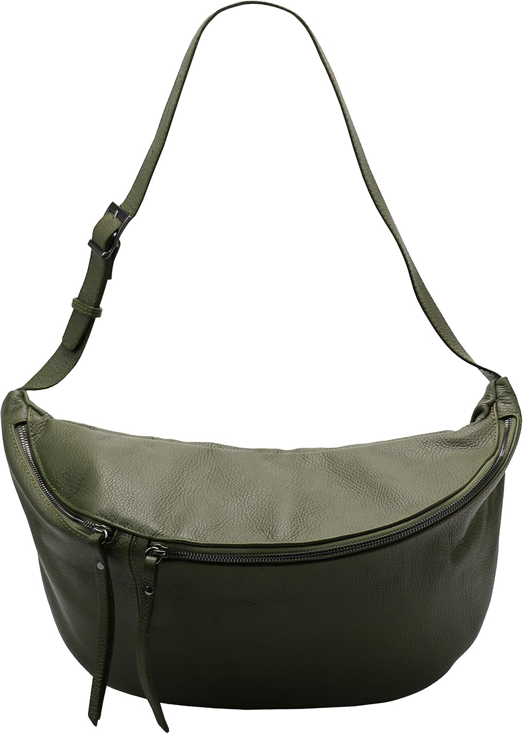 SH Leder Daniela G768 Genuine Leather Women's Unisex Chest Bag for Festival Travel Large Waist Bag Crossbody Bag Women Leather Bag 49 x 28 cm - Image 3