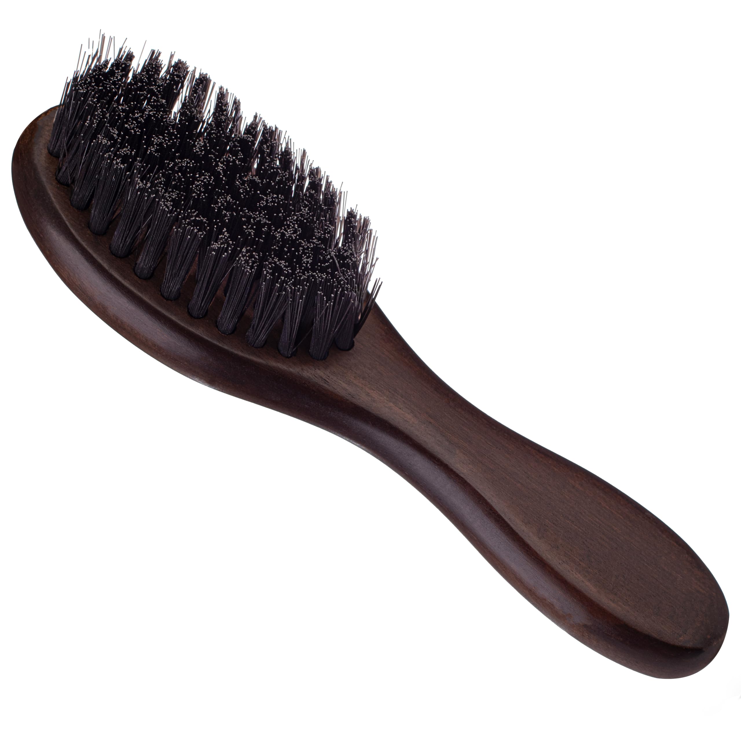 The Bluebeards Revenge, Fade Brush For Barbers And Hairdressers, Vegan Friendly Brush With Wooden Handle, For Cleaning Clippers And Removing Hair Splinters
