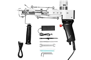 ZOWWFAST Tufting Gun Kit, 2 in 1 Cut Pile/Loop Pile Carpet Tufting Kit Beginner's Carpet Maker Starter Kit