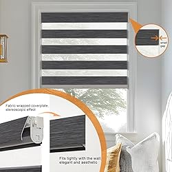 Persilux No Drill No Tool Zebra Blinds Dual Layer