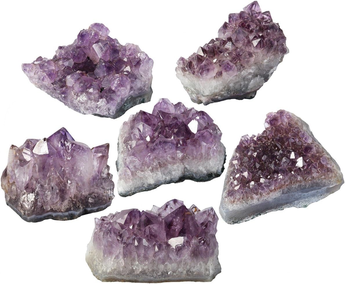 mookaitedecor Natural Amethyst Healing Crystal Cluster,Reiki Gemstone Specimen Figurine Home Decor(Approx 40-100g) - Image 3