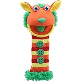 The Puppet Company Knitted Buttons Hand Puppet