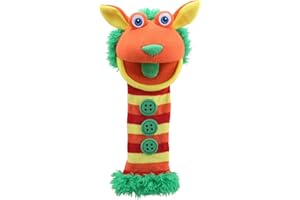 The Puppet Company Knitted Buttons Hand Puppet
