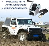 Trintion Heavy Duty 1000lbs Geared Hand Winch 6m Cable 550kg Marine Trailer Boat view 7