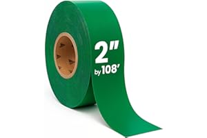 DuraMark EC700 Floor Marking Tape for Concrete and Pavement | Industrial Marking Tape for Warehouses | Long-Lasting | High Durability,Green, 2 Inches by 108 Feet