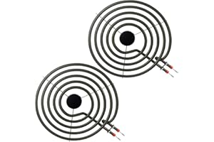 LXun Upgraded 2 Pack MP21YA 8" Electric Range Burner Element Unit Set, Electric Stove Burners Replacement for Kenmore & Maytag & Norge & Whirlpool, Fit MP22YA Range Stove Burner Top Surface Element