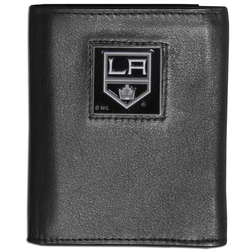 Siskiyou Sports NHL Los Angeles Kings Genuine Leather Tri-Fold Wallet