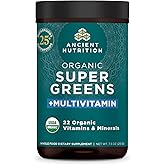 Ancient Nutrition, Vitamin Powder, One Bottle Made from Real Fruits, Vegetables and Herbs, for Digestive and Energy Support, 25 Servings, 7.5oz