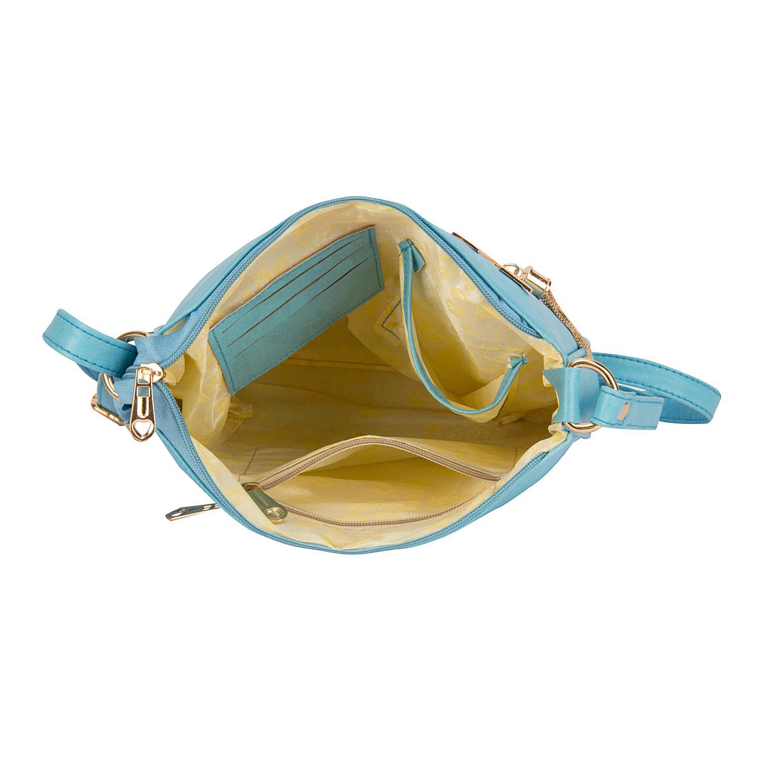 tr fashion pu and polyester sling bag for women